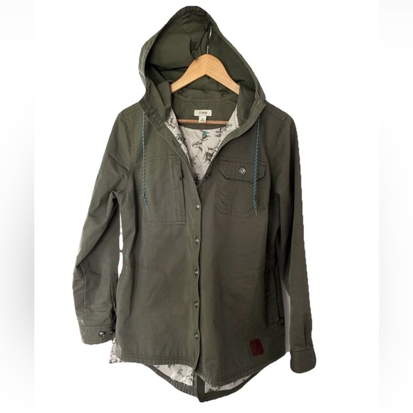 L.L. Bean Jackets & Blazers - ll bean Hooded Lined Green Parka Size Med